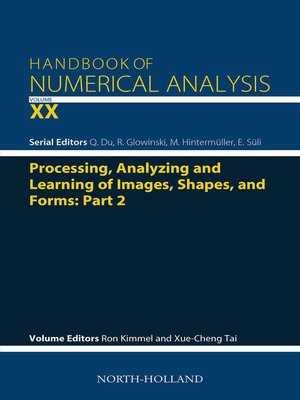 cover image of Processing, Analyzing and Learning of Images, Shapes, and Forms